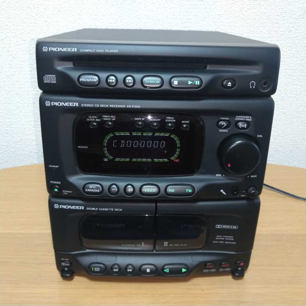 傷や汚れあり】Pioneer パイオニア システムコンポ XR-P350 CD