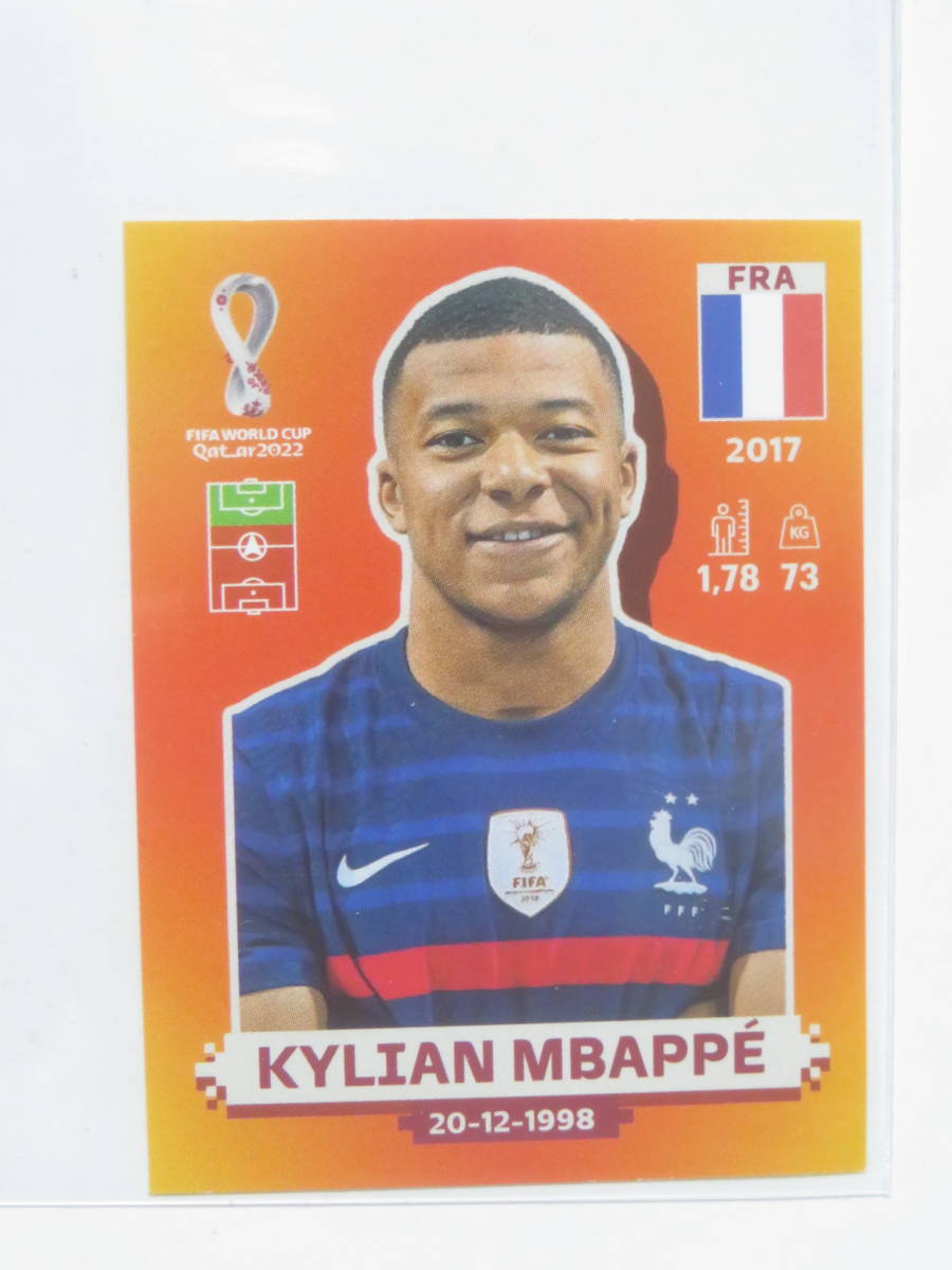 STICKER PANINI CHAMPIONNAT FOOT 2022 KYLIAN MBAPPE PARIS SG # 356 MINT ROOKIE 1