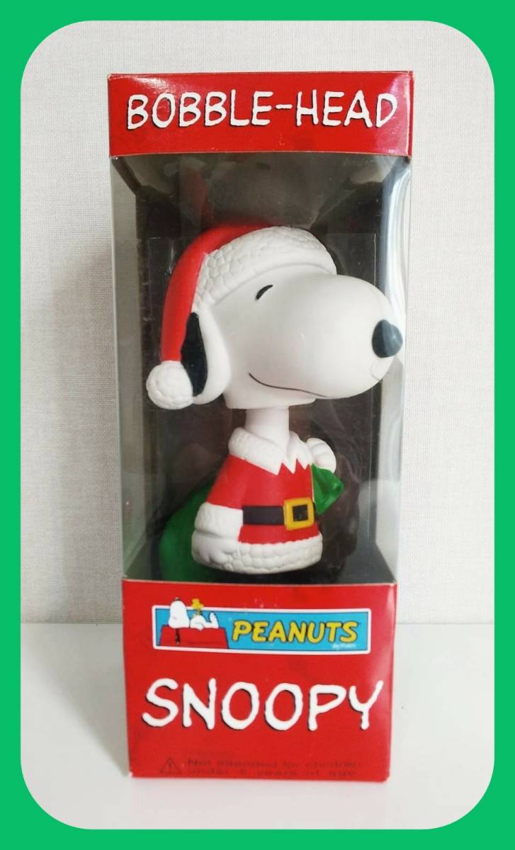スヌーピー FUNKO 首振り人形フィギュアクリスマスバージョン バブル