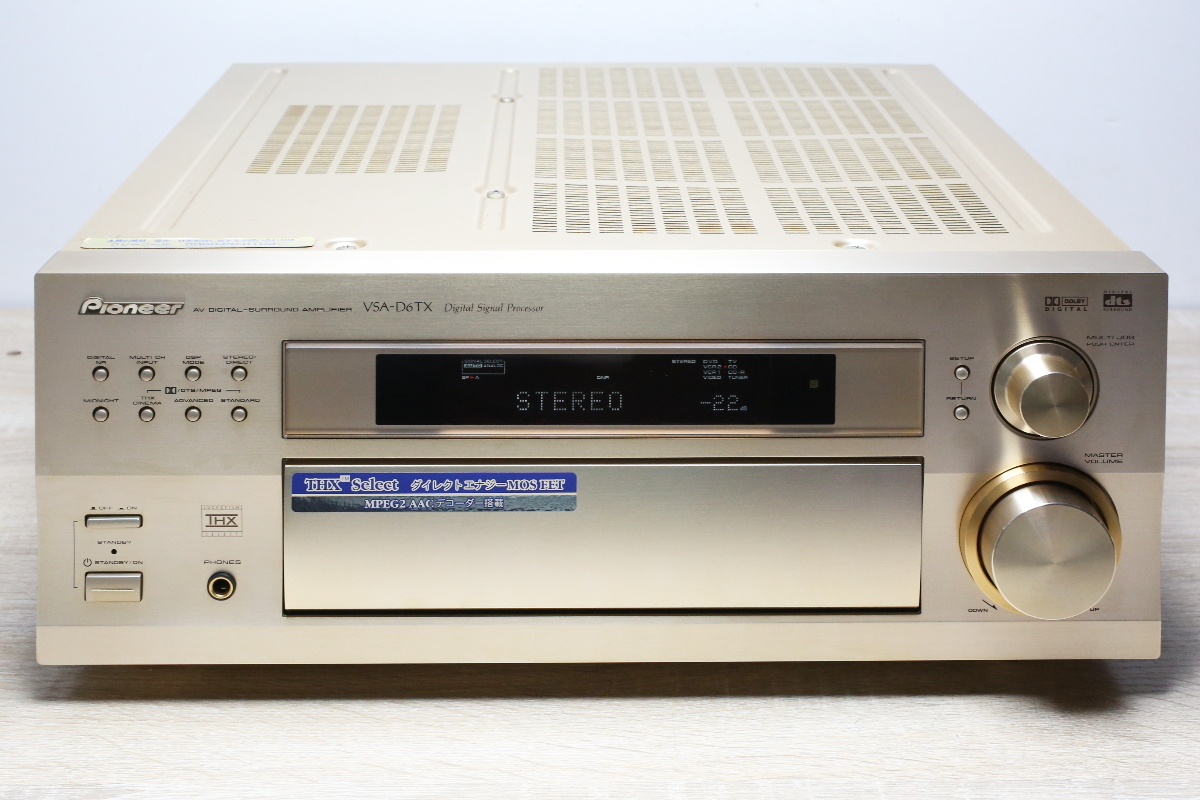 □【リモコン付】Pioneer VSA-D6TX AVアンプ
