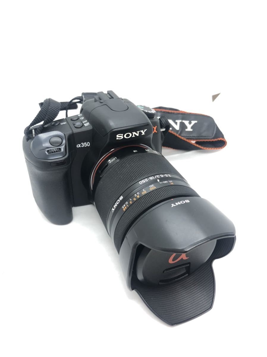 【傷や汚れあり】【E/C194563】カメラ SONY ソニー α350 ボディ 型番DSLRA350 / レンズ SONY ソニー A