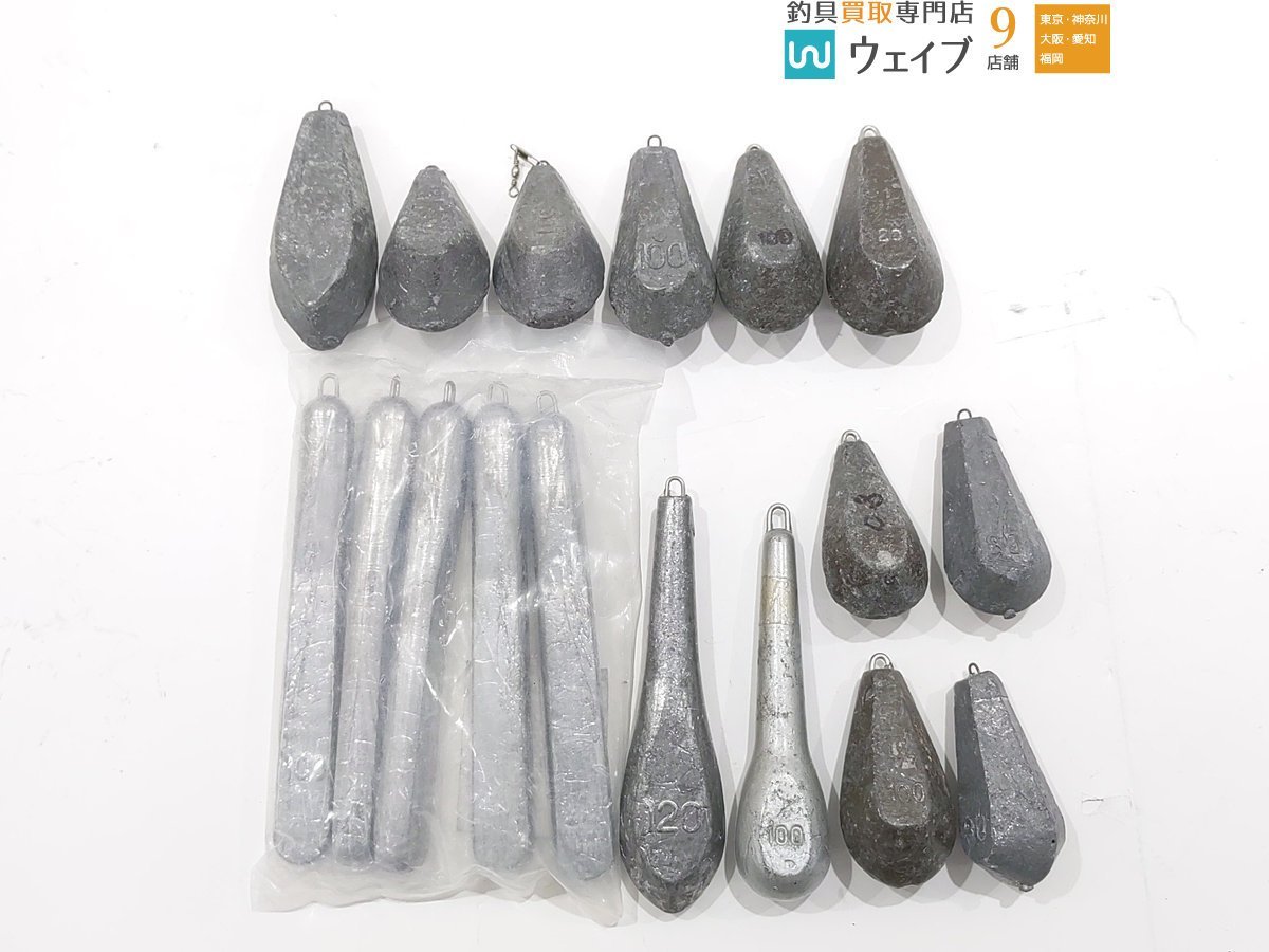 【傷や汚れあり】ホゴシンカー・胴突きオモリ・六角オモリ 錘 釣り用オモリ シンカー 80号~120号 計13点の落札情報詳細 - ヤフオク落札 ...