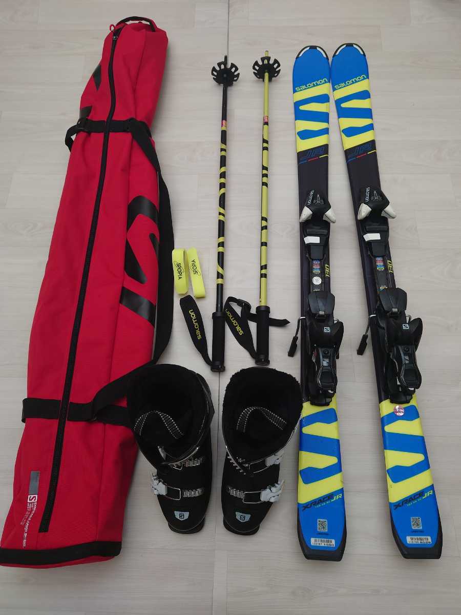 ジュニアスキー 4点セット(板はK2 HELLFIRE) カバーのおまけ付き ジュニアスキー 4点セット(板はK2 HELLFIRE) カバーのおまけ付き