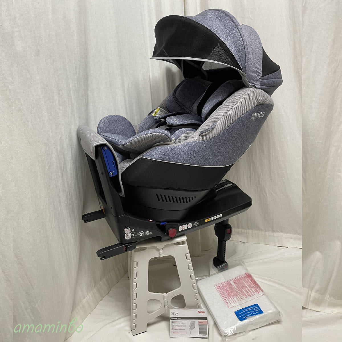 最安値】Aprica/クルリラプロテクト/ISOFIX/チャイルドシート 