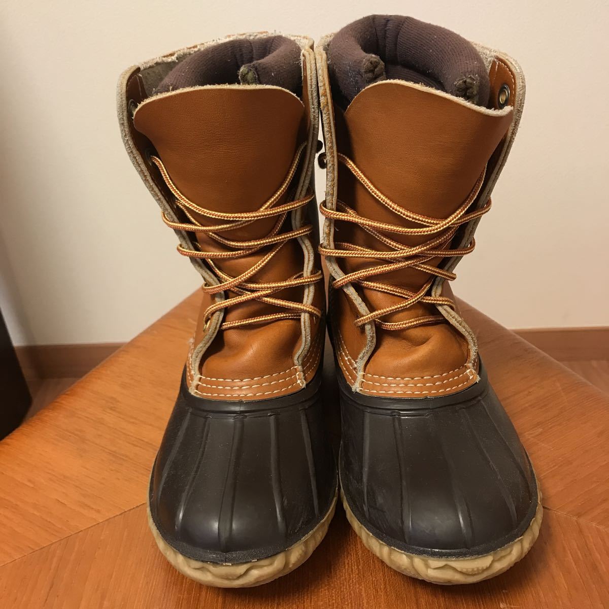 【傷や汚れあり】ビーンブーツ LLビーン L.L.Bean ガムシューズ スノーシューズ キッズ kids 子ども エルエルビーンの落札情報