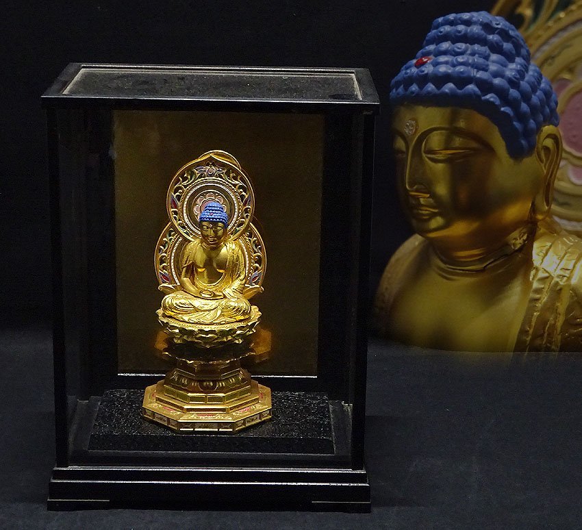 高さ18cm】水晶宝珠 裸弁天 木彫 美術 仏教 仏像 弁天 弁才天