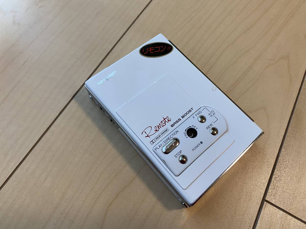 目立った傷や汚れなし】（350）シャープ SHARP JC-K30-WH カセット