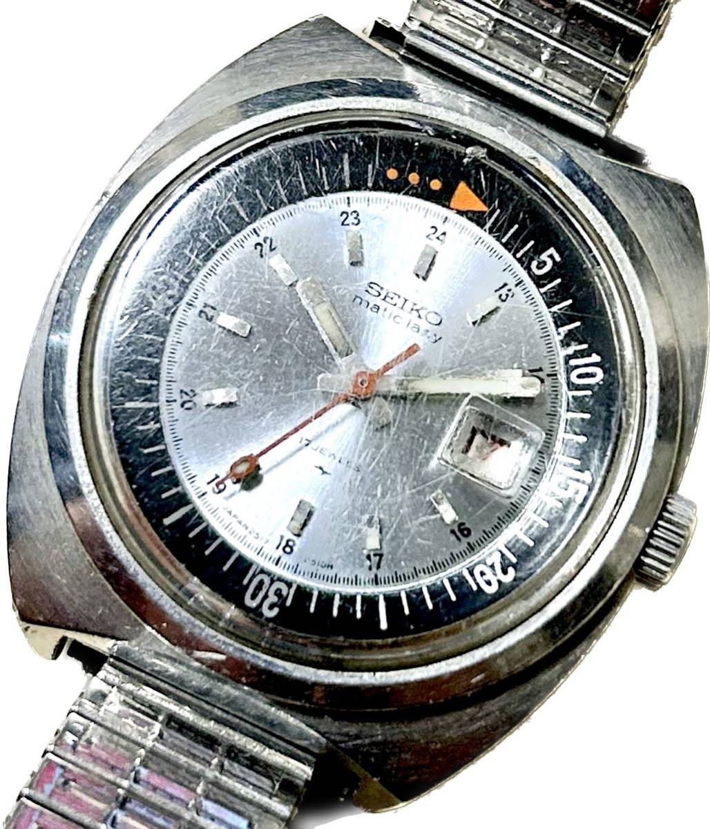 セイコー マチックレディーダイバー2517ー3270 赤カ