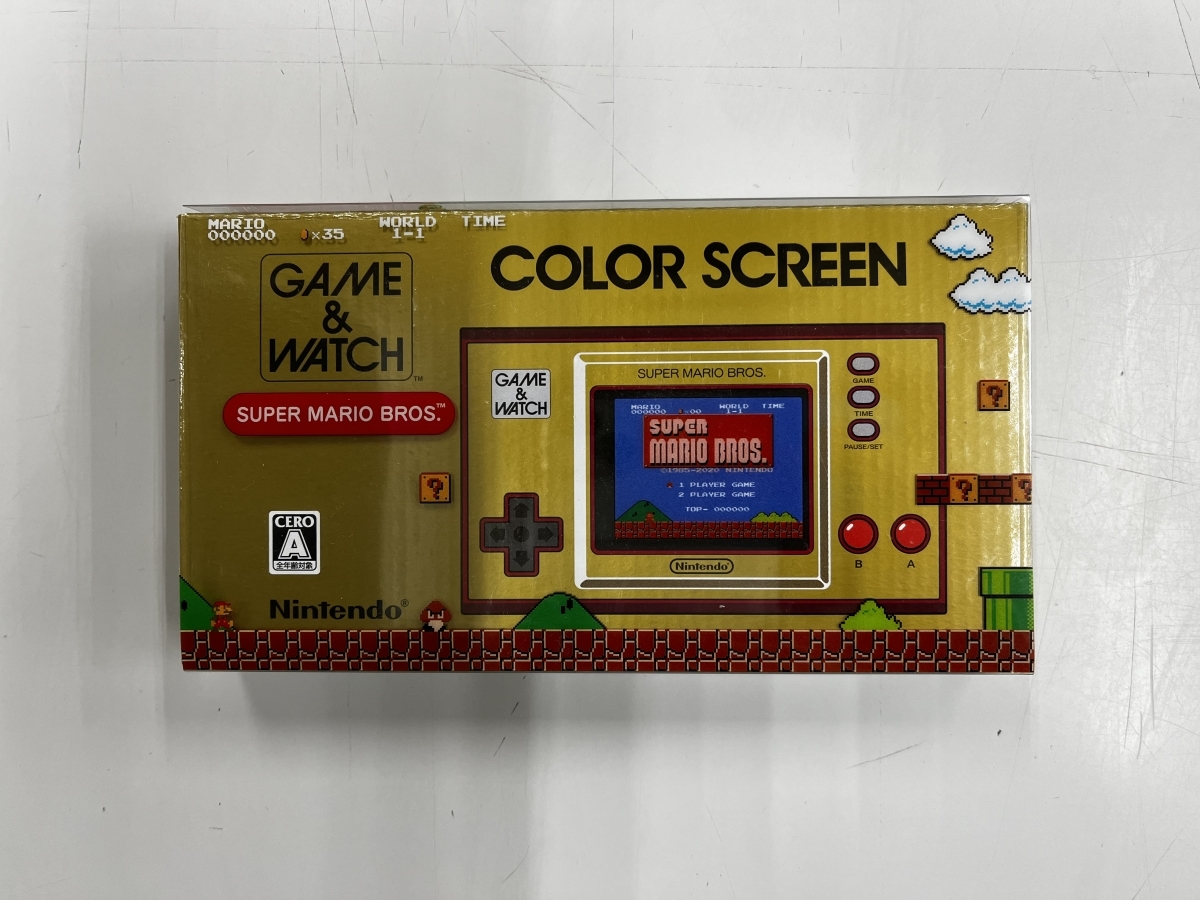 【未使用】 【363】GAME&WATCH COLOR SCREEN SUPER MARIO BROS ゲーム＆ウォッチ/未使用品 の落札情報詳細| ヤフオク落札価格情報 オークフリー