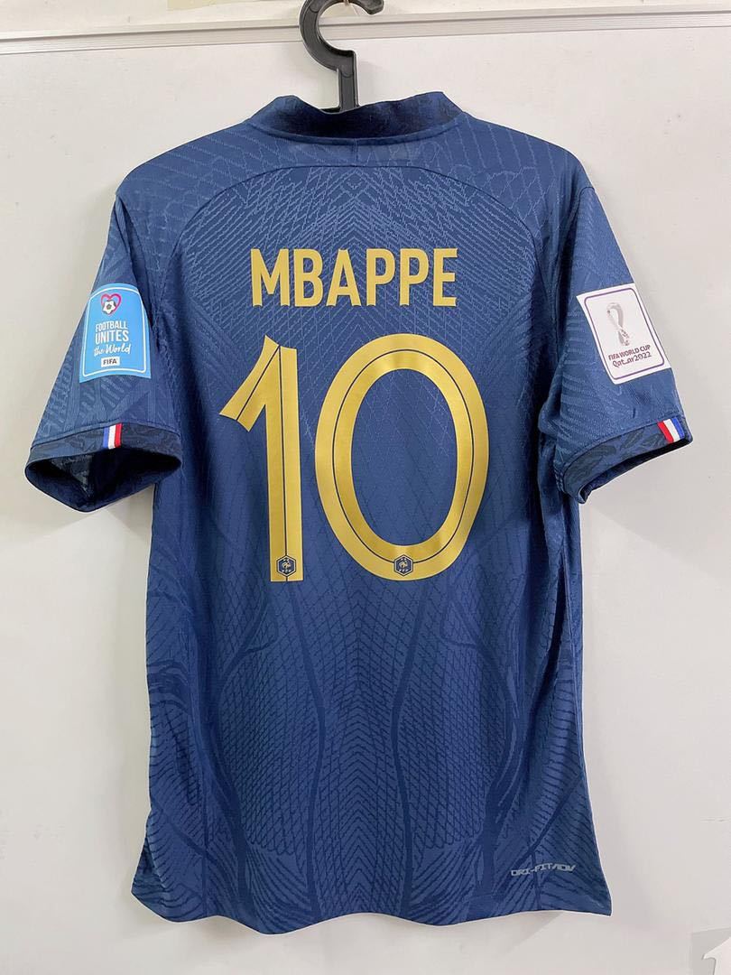 ムバッペ フランス代表 ワールドカップ ユニフォーム 額装済み