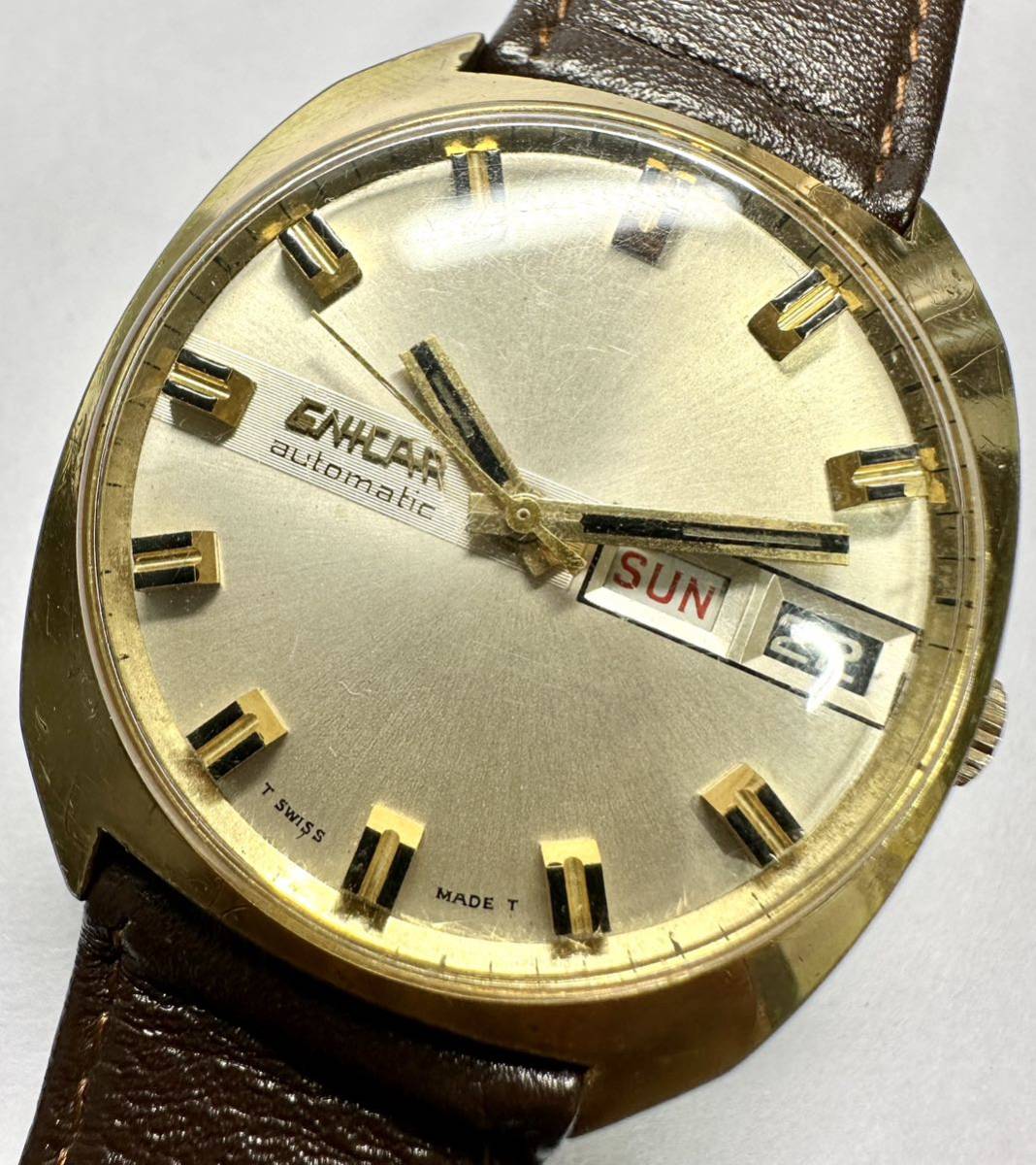濃いピンク系統 ☆【美品】 ENICAR Ocean Pearl エニカー オーシャン ...