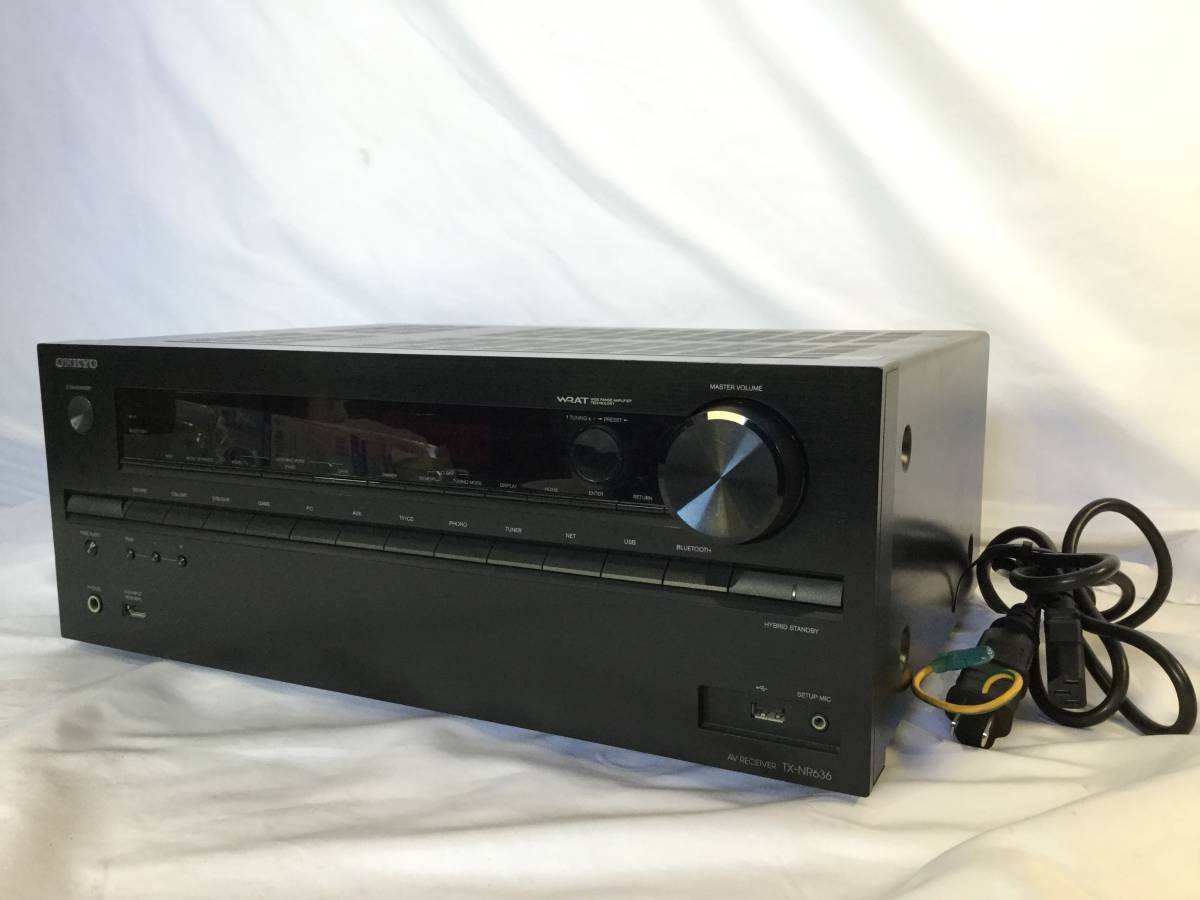 【やや傷や汚れあり】【752】2023.1.12.38 ONKYO オンキョー AV RECEIVER レシーバー MODEL NO. TX