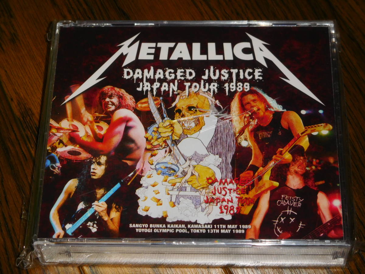 未使用】未開封新品 METALLICA / DAMAGED JUSTICE JAPAN TOUR 1989 4枚