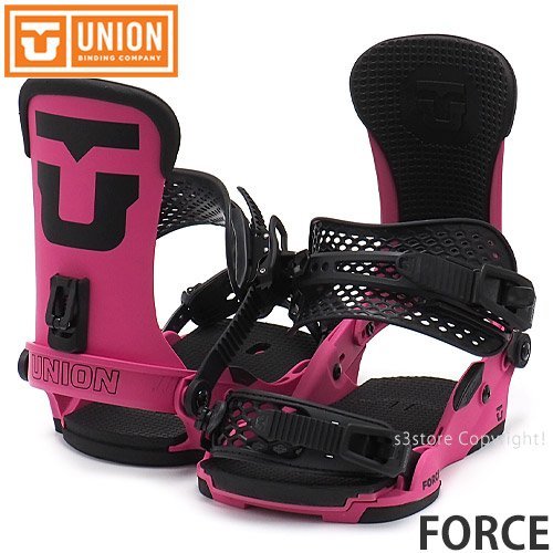 【未使用】1円～ UNION FORCE Pink M ユニオン 2223 スノーボード スノボ ビンディング バインディング ギア
