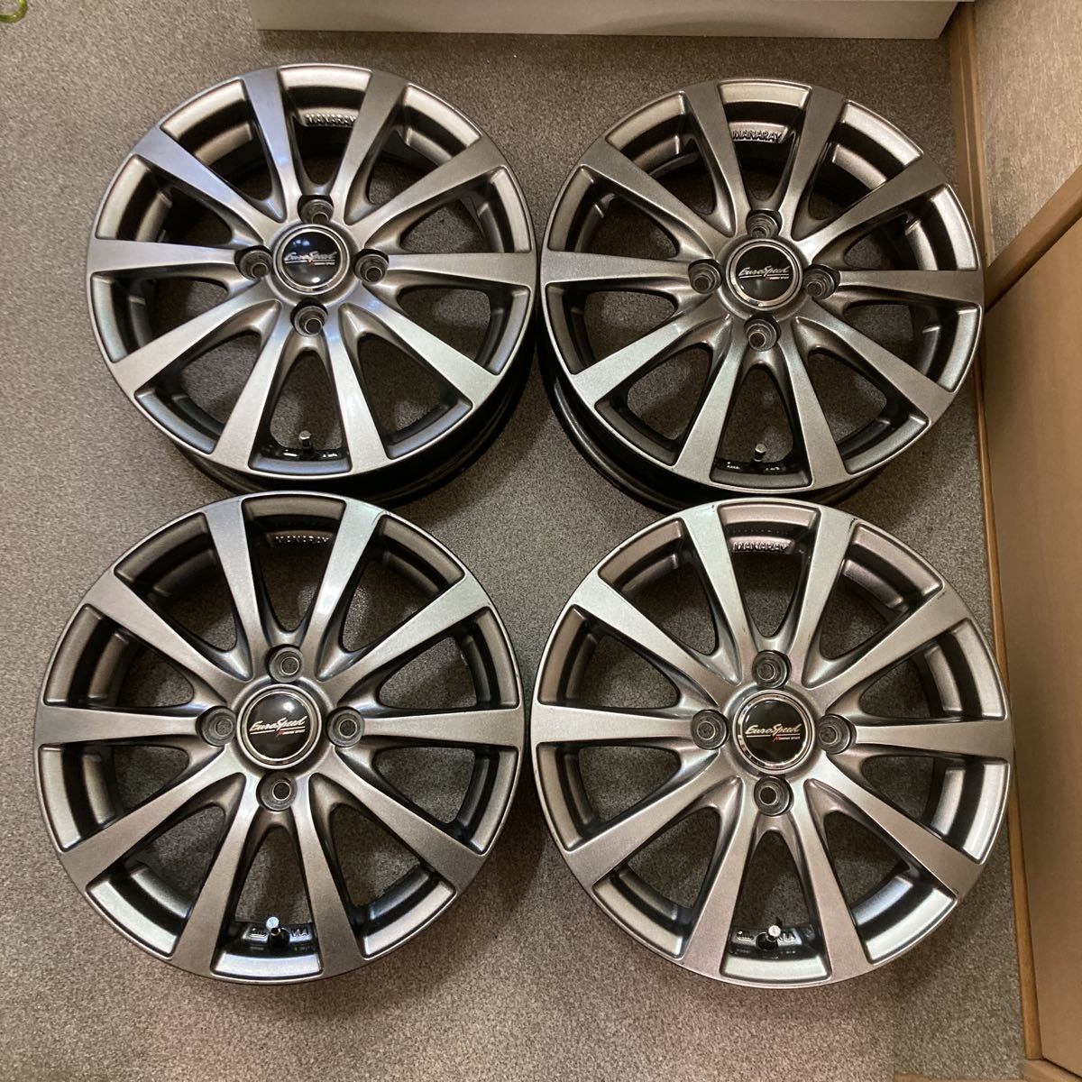 深溝 スタッドレス アルミ 14インチ×5.5 175/65R14 4本セット 傷や汚れ