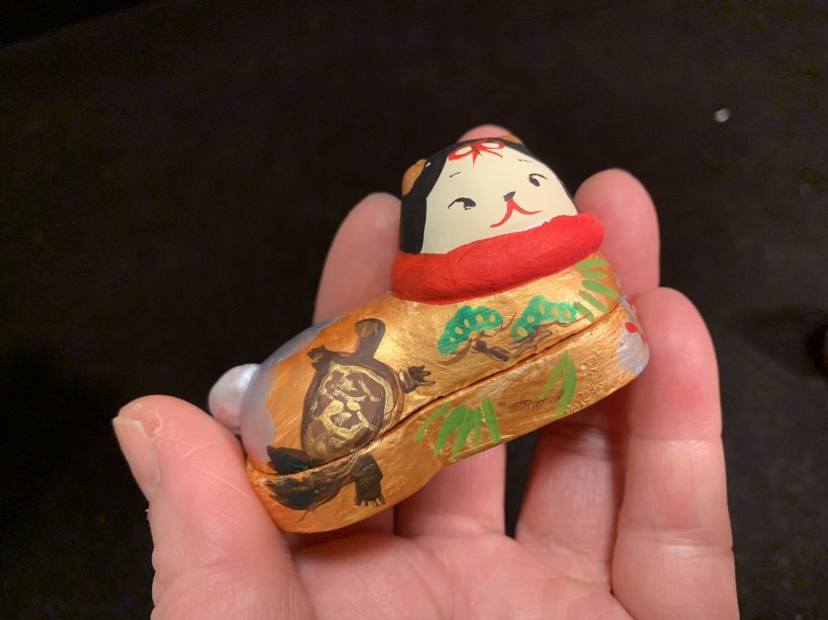 香合 犬筥 骨董品 犬筥 一対 希少品 有職京都御所 安産祈願 蓋