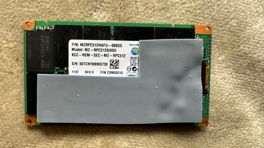 ☆VAIO用 512GB SSD ☆SAMSUNG MZRPC512HAFU-000SO ☆SVZ1311AJ等用