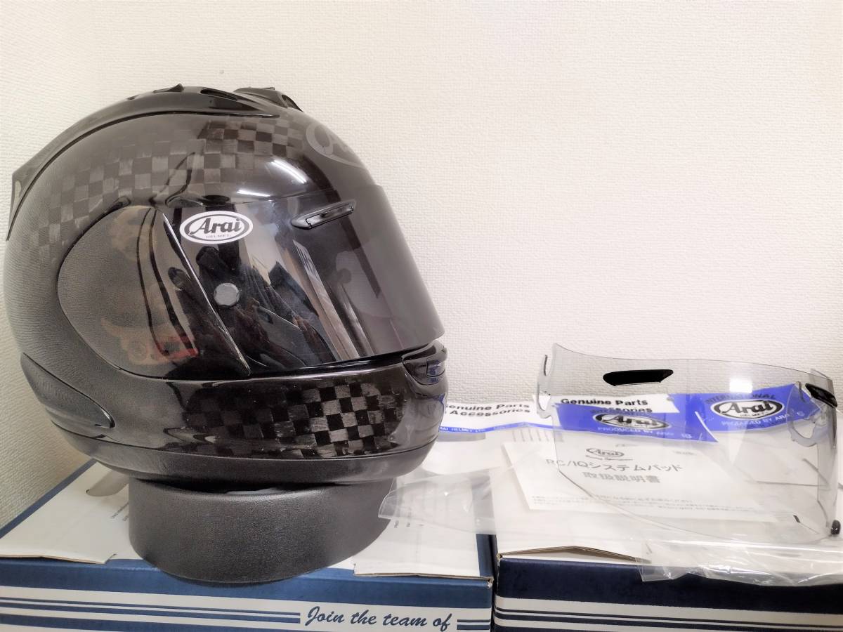 傷や汚れあり】アライ Arai RX7RC RX7 RC RX-7 カーボン フルフェイス