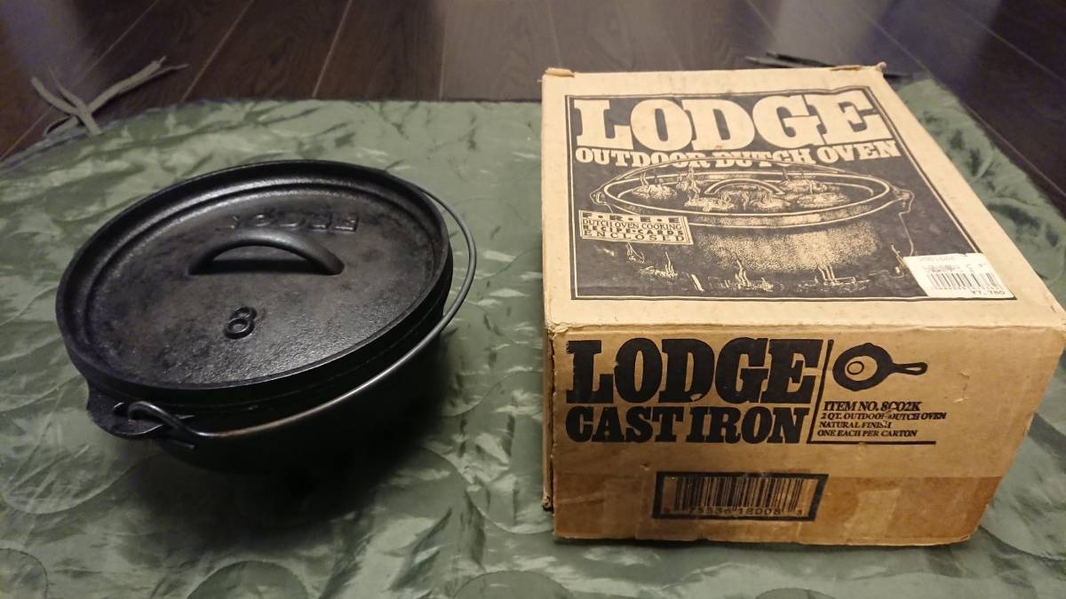 【傷や汚れあり】lodge ロッジダッチオーブン 8インチの落札情報詳細 ヤフオク落札価格情報 オークフリー