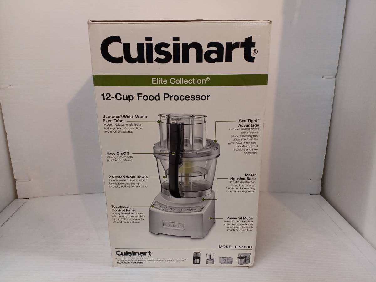【未使用】ZK1847c 1円売り切りセール！ 未使用 Cuisinart クイジナート FP12BC フードプロセッサー 調理 料理