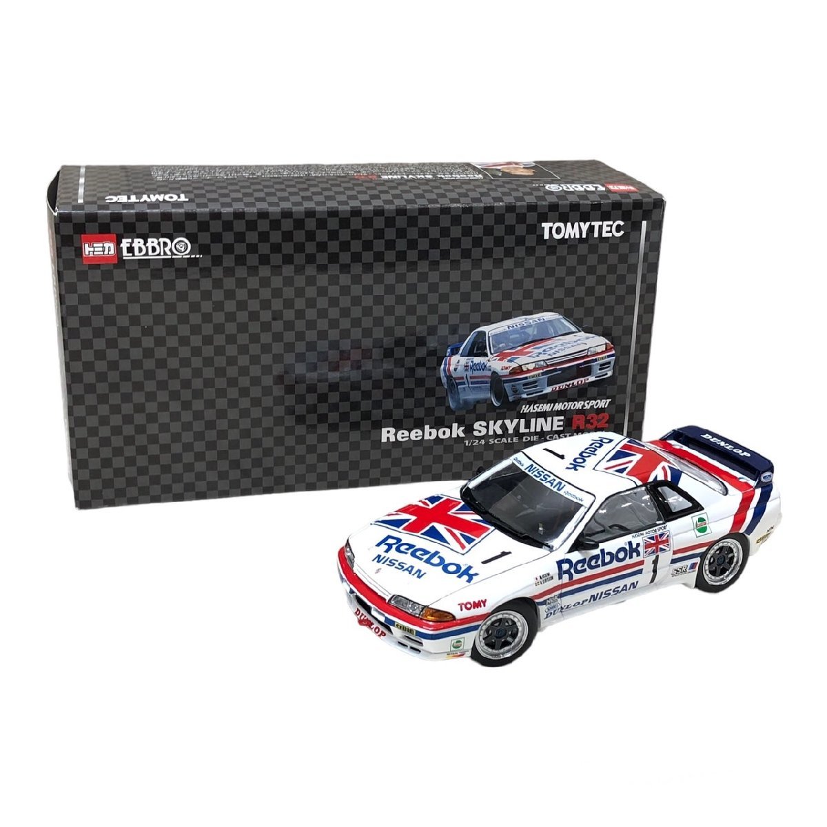 リーボック・スカイライン R32 ハセミモータースポーツ 【トミカ