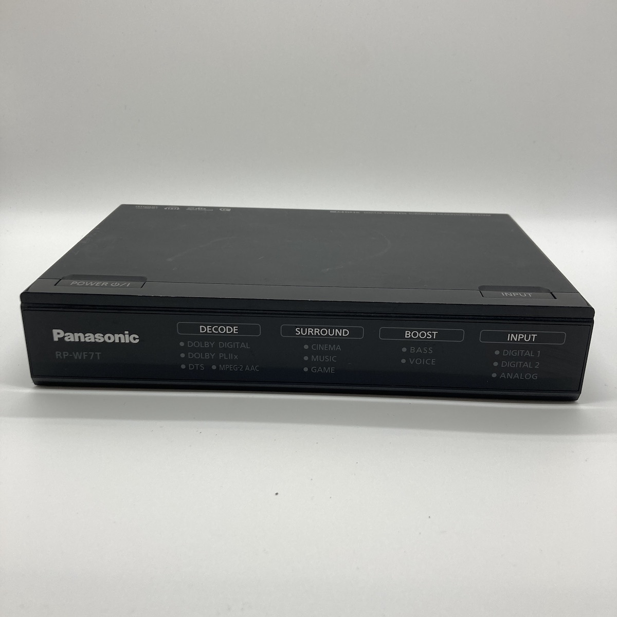 【全体的に状態が悪い】Panasonic RPWF7T デジタルワイヤレスサラウンドトランスミッター パナソニック ヘッドホン 動作未確認