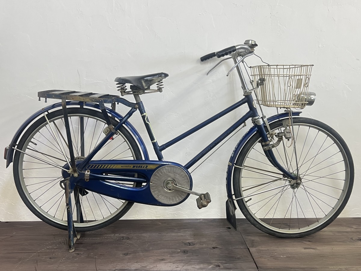 7：レトロ 実用車 ミヤタ自転車製 26インチ ハイカラ
