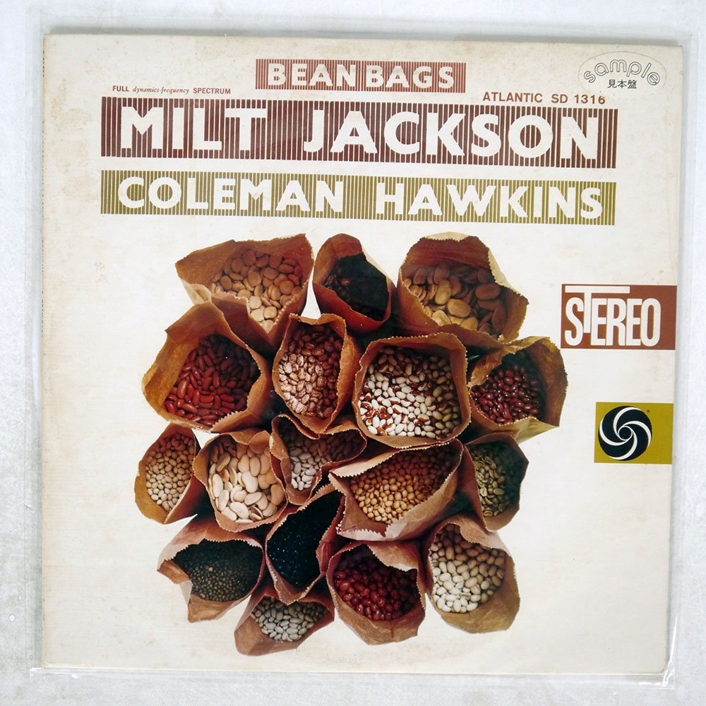 【目立った傷や汚れなし】国内盤 プロモ MILT JACKSON & COLEMAN HAWKINS/BEAN BAGS/ATLANTIC P