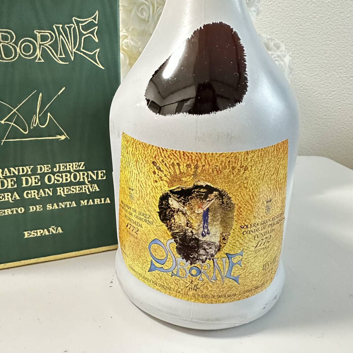 未使用】B40◎OSBORNE オズボーン ブランデー BRANDY DE JEREZ CONDE