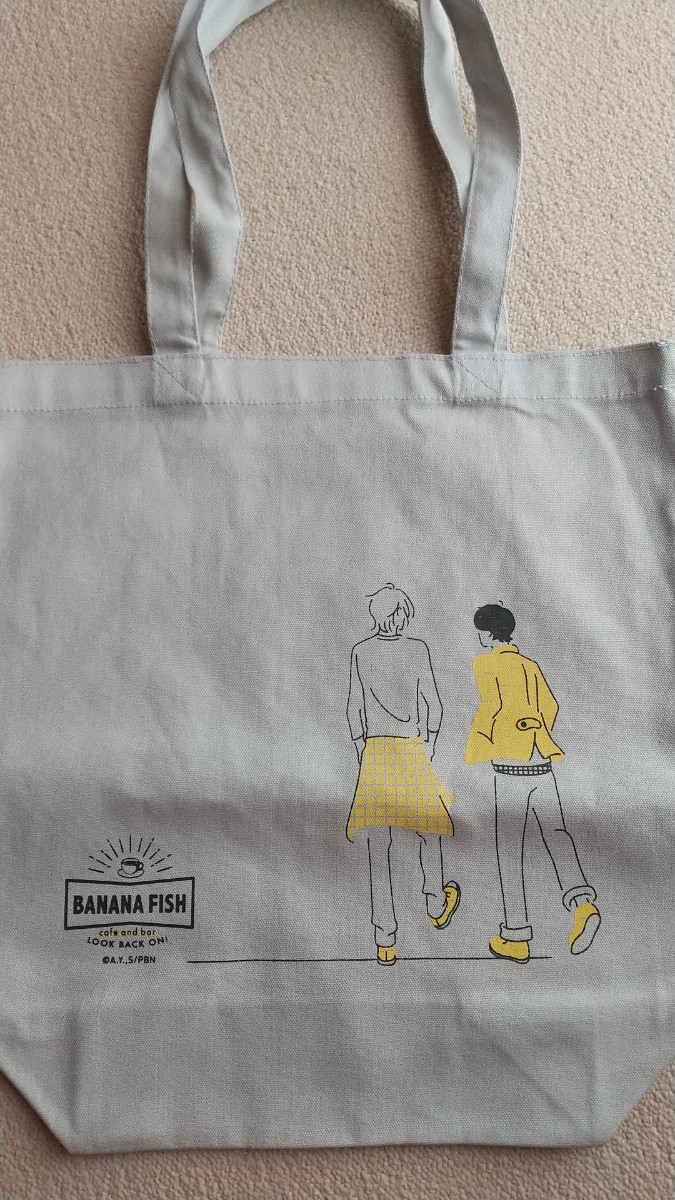 【未使用】BANANA FISH バナナフィッシュ cafe bar トートバッグ アッシュ 英二の落札情報詳細 ヤフオク落札価格検索 オークフリー
