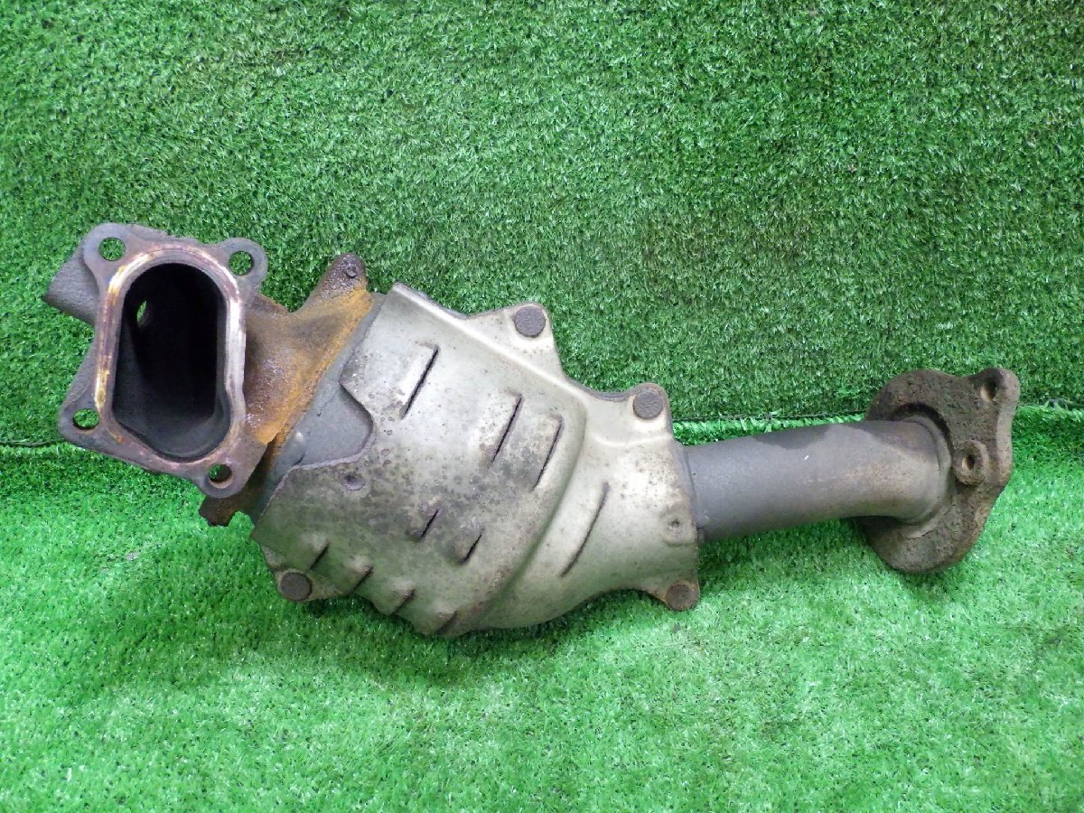 【やや傷や汚れあり】ホンダ ライフダンク JB4 エキゾーストマニホールド/エキマニ 素材用 触媒/コンバーター/キャタライザー 3A16