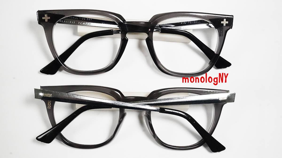 60s/FENDALL/セーフティ/SAFETY/T-30/クリアフレーム/レンズ無