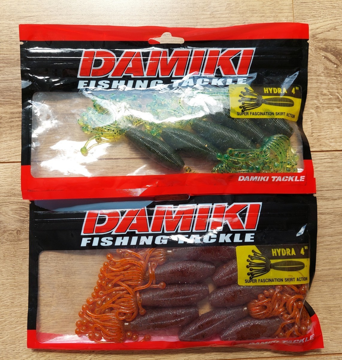【やや傷や汚れあり】ハイドラ 4インチ サボテン グリパン/チャート HYDRA DAMIKI FISHING TACKLE ダミキの落札情報