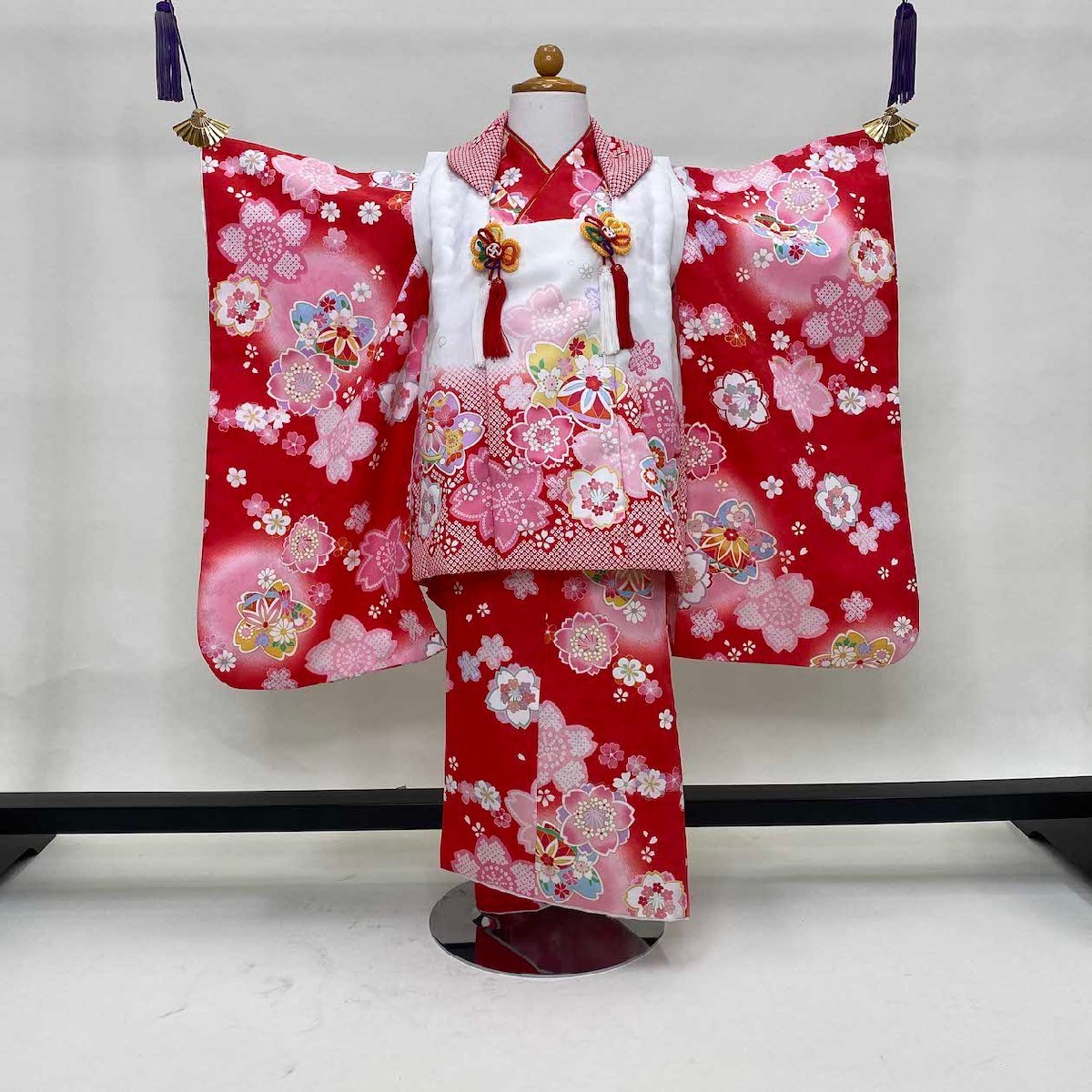 榛原 着物 被布 セット 3歳 女の子 七五三 三歳 高級 緑 黄緑 ブランド 