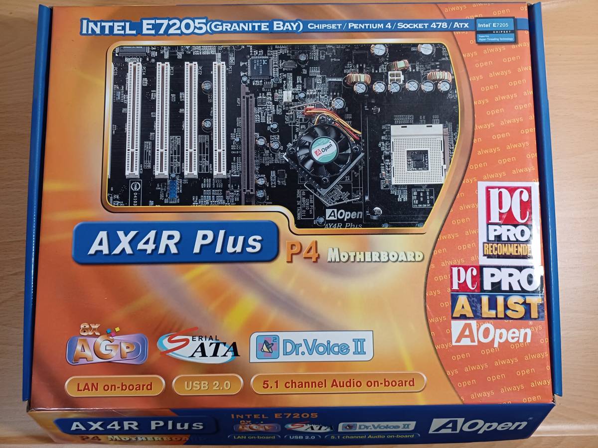 目立った傷や汚れなし】動作確認 Socket 478 AOPEN マザーボード AX4R