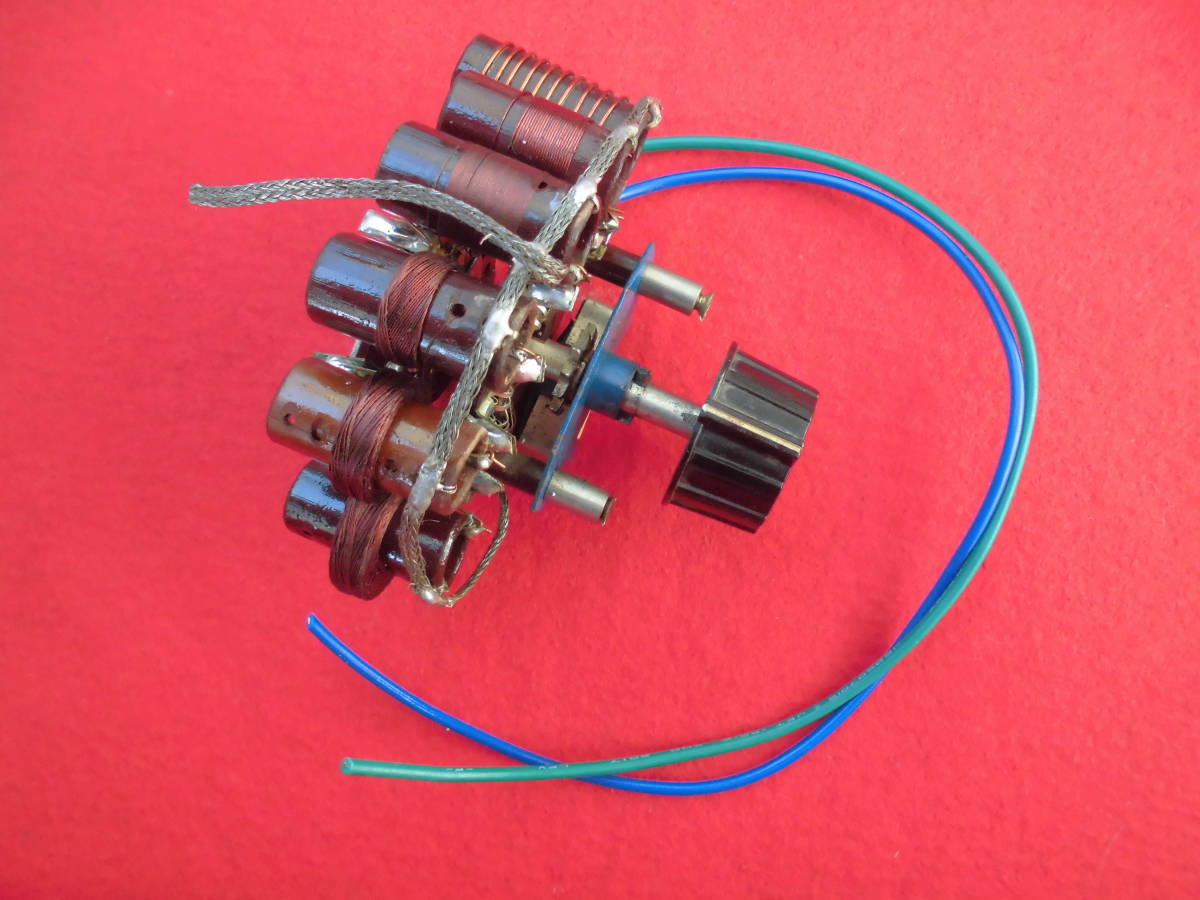 【目立った傷や汚れなし】☆ラジオ工作・部品【6バンド・テストオシレーター・コイル・ダイヤル板付・導通確認品・ラジオ調整用機器・取外し品・中古