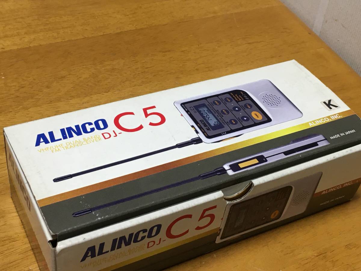 未使用】ALINCO DJ-C5 アルインコ VHF/UHF デュアルバンド FM ハンディ