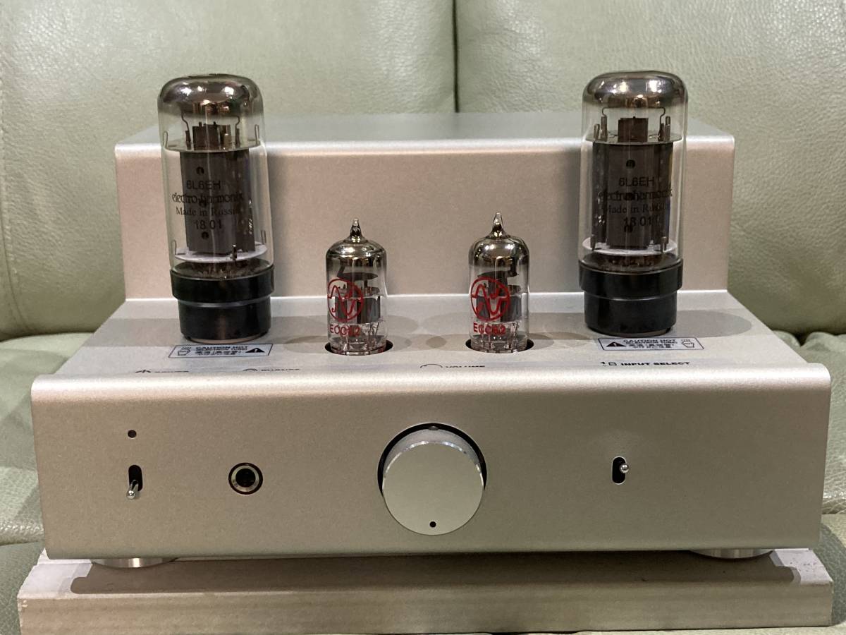 TU-8200 エレキットTU-8200 組立済 出力管4種付 シングル真空管アンプ