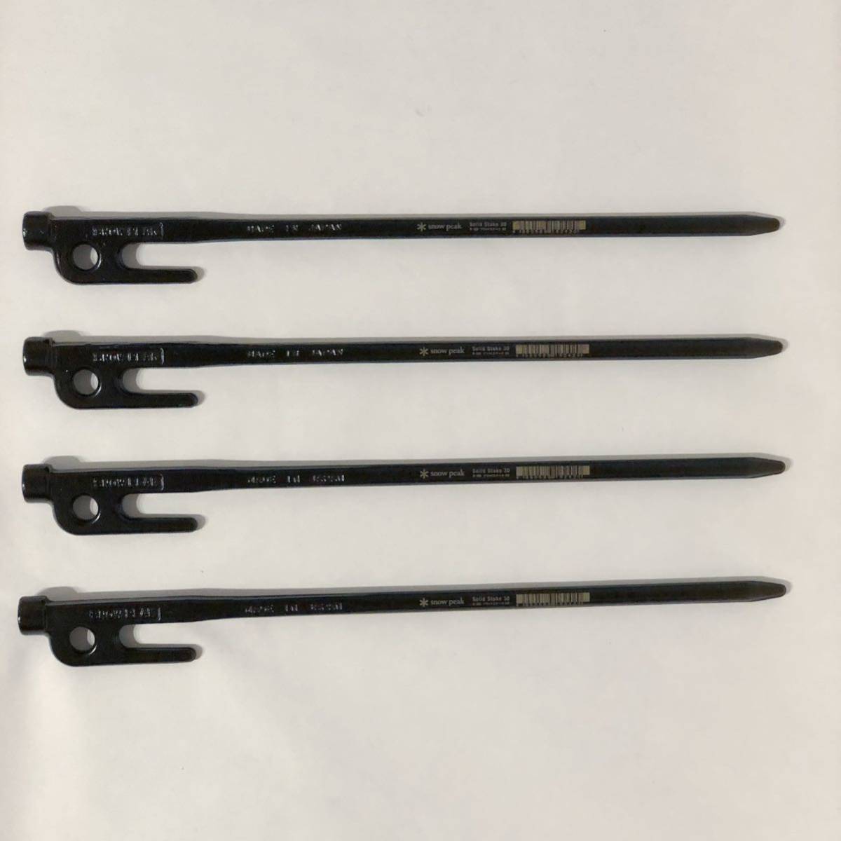 ソリッドステーク30 ペグ 未使用 snowpeak スノーピーク