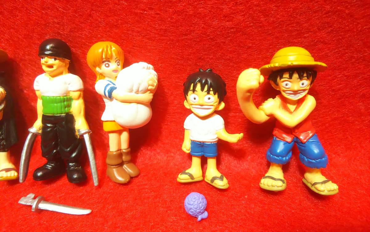 ワンピース フルカラーコレクション 少年 酷い ルフィ シャンクス ベン 