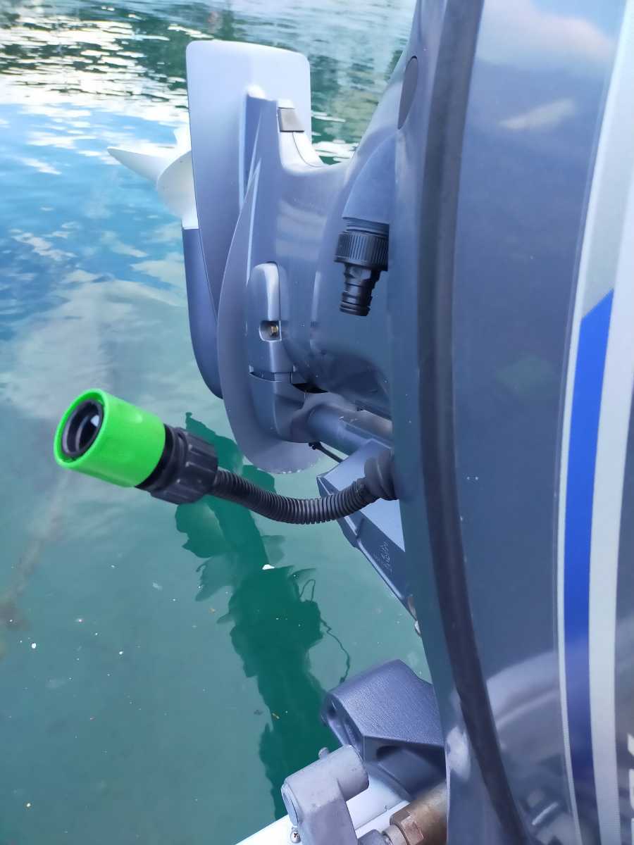 船外機 水洗キット フラッシュキット 簡単に水洗い 洗浄 ごつ