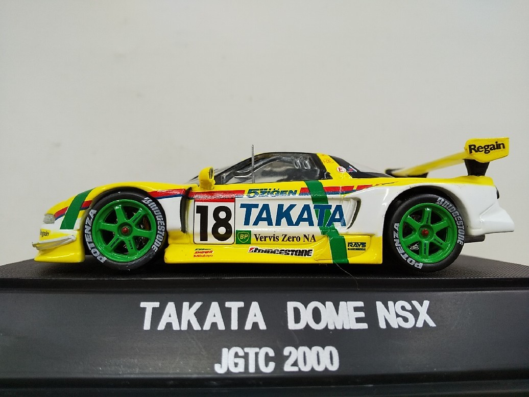 目立った傷や汚れなし】□ EBBROエブロ『1/43 NSX JGTC 2000 TAKATA