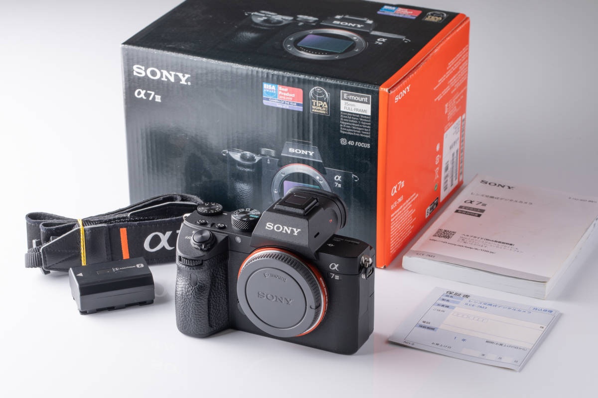 SONY ソニー α7III ボディ ILCE-7M3 日本語/English デジタルカメラ