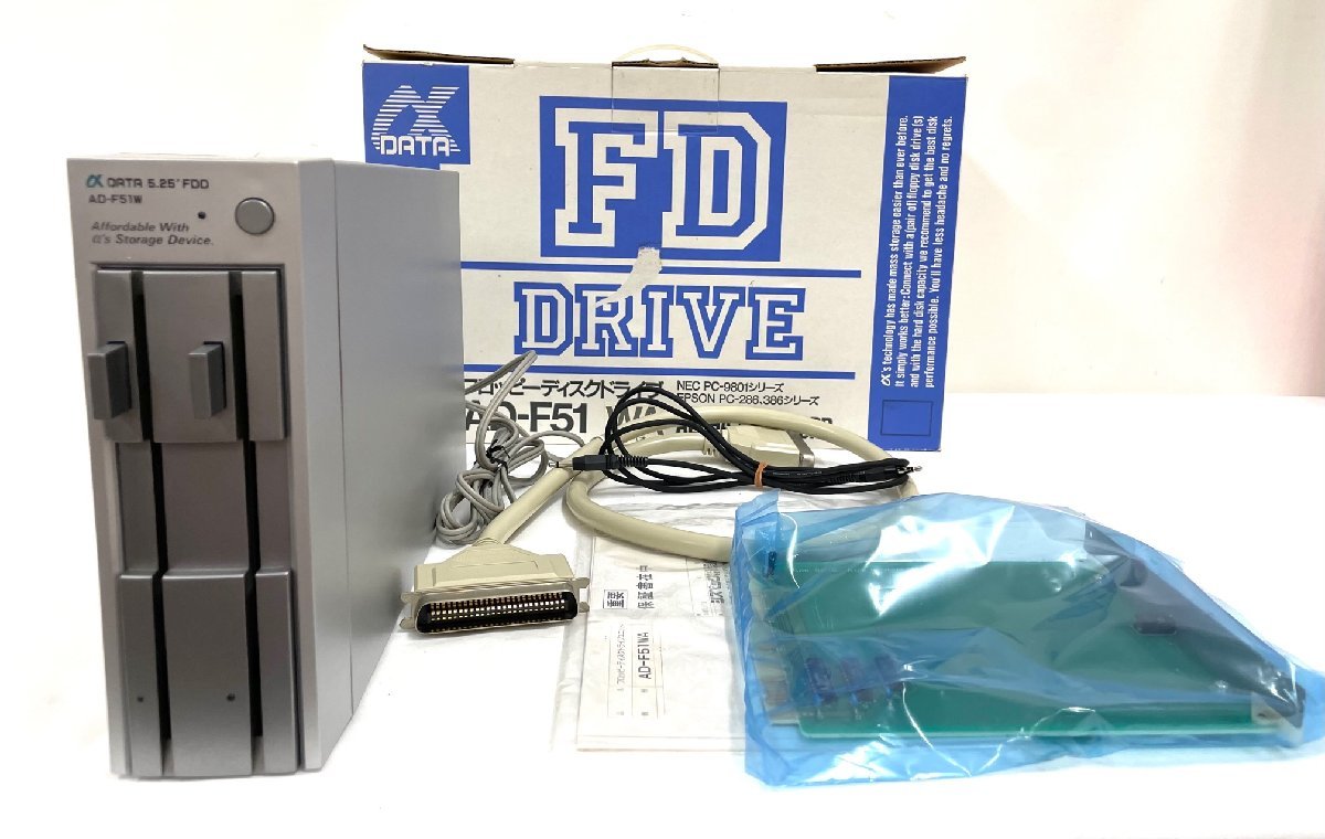 に*ら様 PC-9801用のαDATAさんの5.25インチFDD AD-F51W に*ら様 PC-9801用のαDATAさんの5.25インチFDD AD-F51W に*ら様 PC