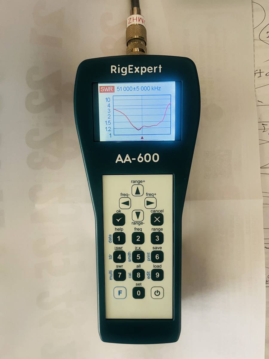 RigExpert AA-600 アンテナアナライザー