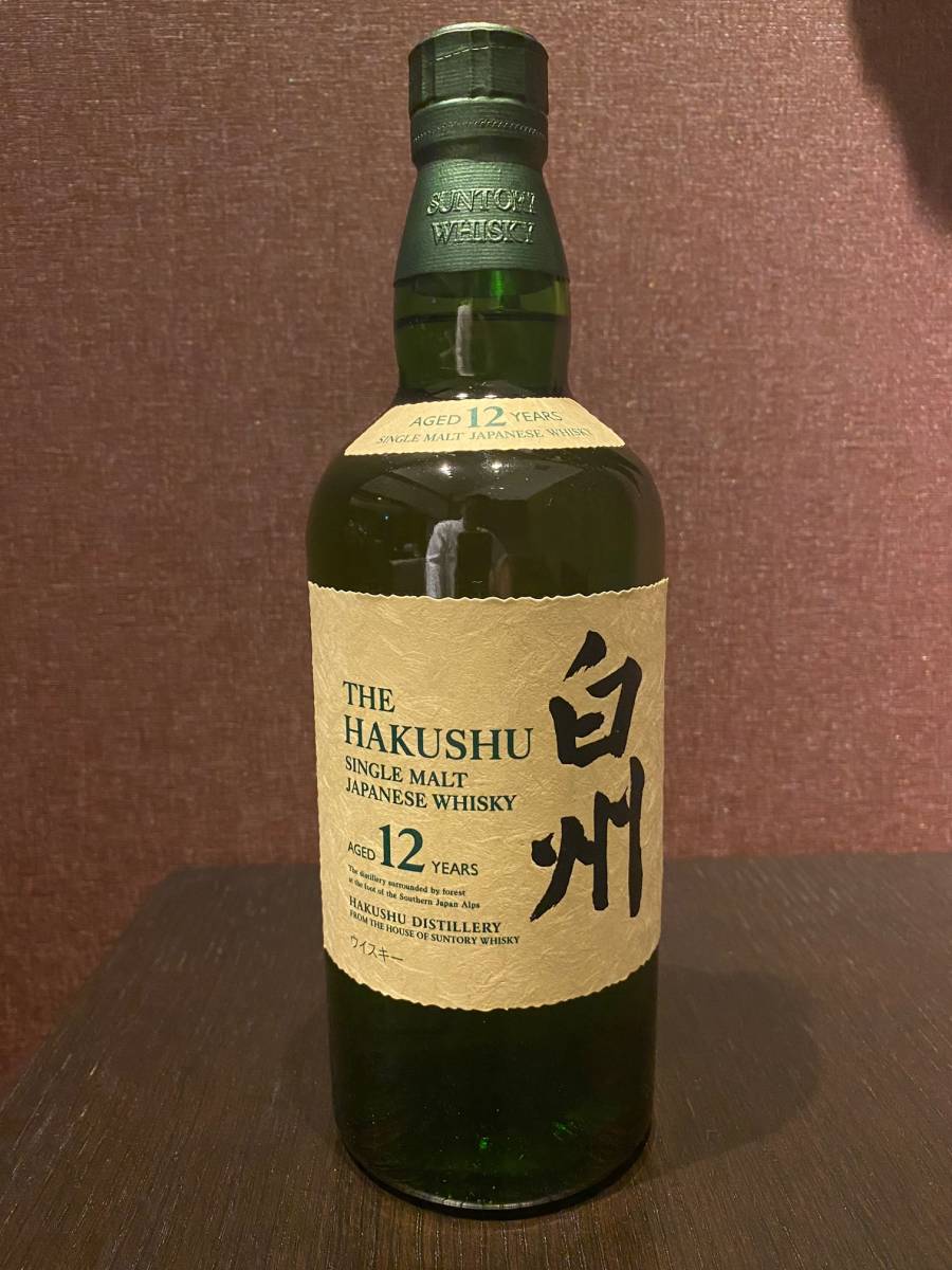サントリーウィスキー白州12年新品未開封