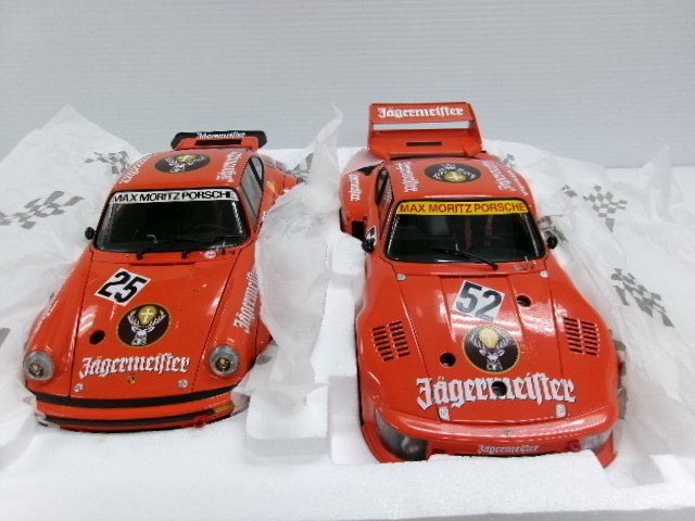 １／１８ エグゾト ポルシェ ９３４ & ９３５ 世界限定 ギフトセット 1／18 エグゾト ポルシェ イエガーマイスター ギフトセット