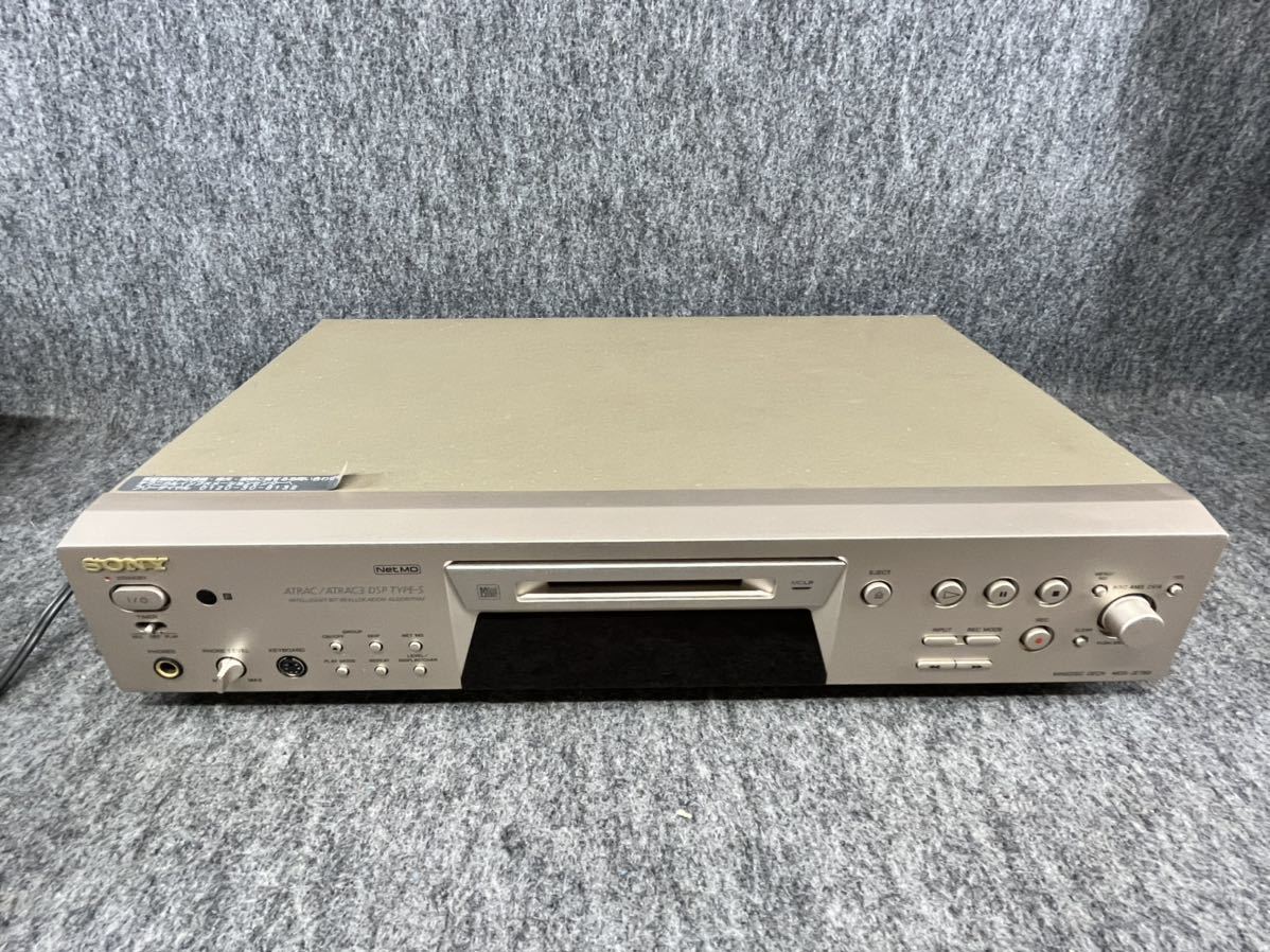 【全体的に状態が悪い】ソニー SONY MDデッキ MDSJE780 オーディオ minidisc deck ジャンクの落札情報詳細