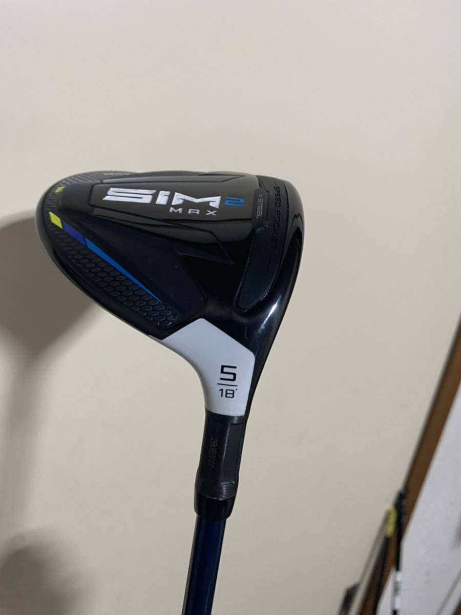 美品】TaylorMade SIM2 MAX 5W フェアウェイウッド