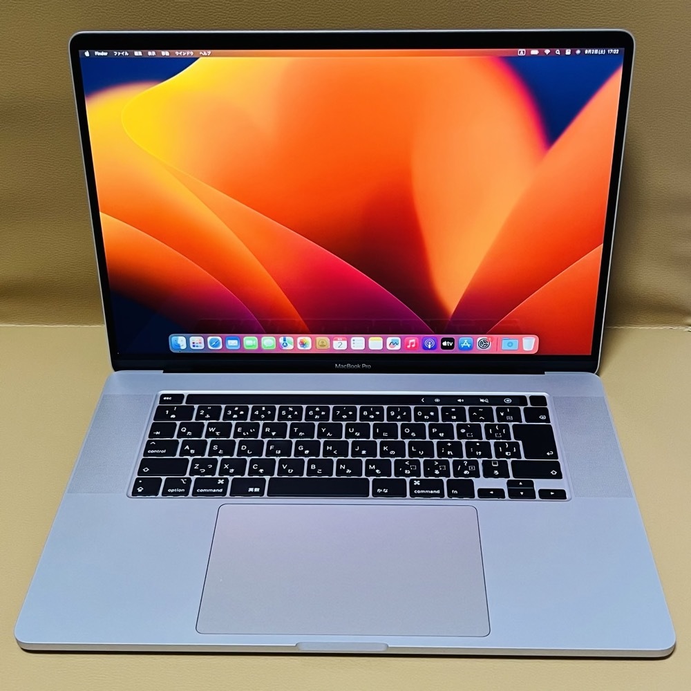 【目立った傷や汚れなし】美品 Apple Macbook Pro 16 2019 シルバー Intel i7 2.6GHz/Radeon Pro 5300M/メモリ16 GB/ストレージ